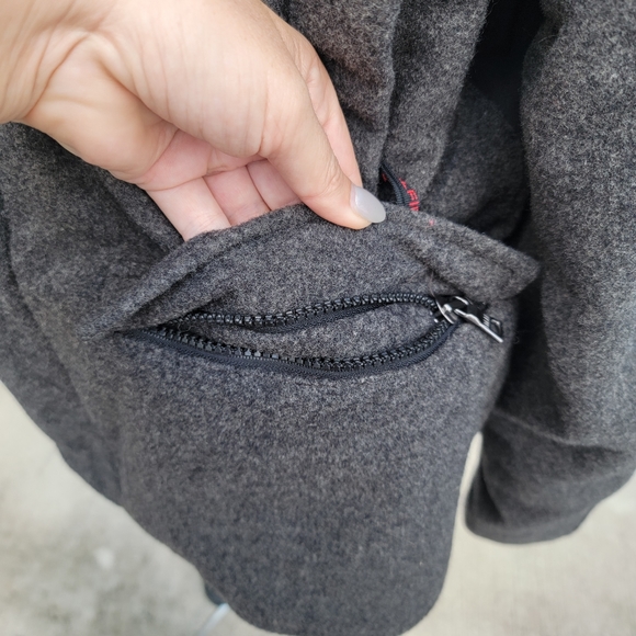 Tommy Hilfiger 2004 Gray and Black Wool Coat /Jacket Size L - Picture 9 of 15